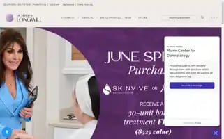 Miamicenterfordermatology.com Screenshot 2024-07-01 17:22:25