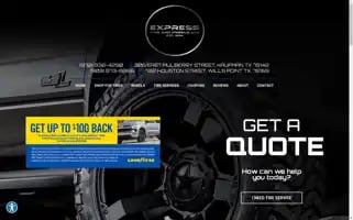 Expresstireandwheels.com Screenshot 2024-05-15 21:42:32