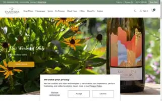 Tanners-wines.co.uk Screenshot 2024-06-30 13:15:34