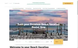 Premiumbeachvacations.com Screenshot 2024-04-26 17:37:09