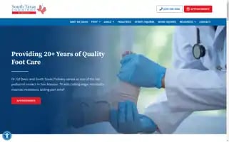 Southtexaspodiatrist.com Screenshot 2024-06-12 23:55:33