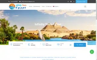 Infinitytoursegypt.com Screenshot 2024-04-26 16:11:52