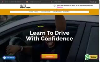 Elitedrivingschool.co.uk Screenshot 2024-07-07 16:36:42