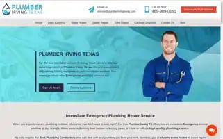 Plumberirvingtexas.com Screenshot 2024-06-14 02:54:59