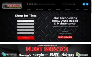 Keystonediscounttires.com Screenshot 2024-05-12 14:34:09