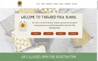 Tarweedfolkschool.com Screenshot 2024-07-01 11:20:37