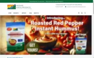 Motherearthproducts.com Screenshot 2024-05-05 14:47:53