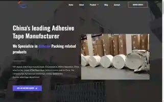 Yxfadhesivetape.com Screenshot 2024-05-17 05:15:19