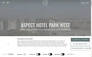 Aspecthotelparkwest.com Screenshot 2024-04-26 04:21:35