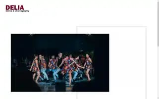 Deliadanceandchoreographystudio.com Screenshot 2024-06-14 07:23:42