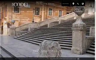 Thecodehotelrome.com Screenshot 2024-04-17 07:04:14