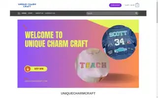 Uniquecharmcraft.com Screenshot 2024-05-28 10:46:38