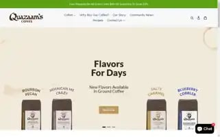 Quazaamscoffee.com Screenshot 2024-04-27 12:45:00
