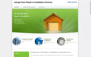 Delraybeachflgaragedoorrepair.com Screenshot 2024-07-06 09:07:30