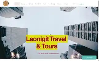 Leonigittravelandtours.com Screenshot 2024-04-17 06:58:45