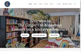 Gingercatbookshop.co.uk Screenshot 2024-05-25 20:30:23