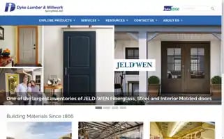 Dykelumberandmillwork.com Screenshot 2024-07-05 17:35:19