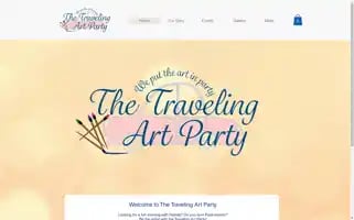 Thetravelingartparty.com Screenshot 2024-04-25 09:06:17