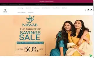 Nawabdincollection.store Screenshot 2024-05-04 00:33:42