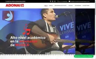 Escuelademusicaadonaiperu.com Screenshot 2024-05-17 05:03:17