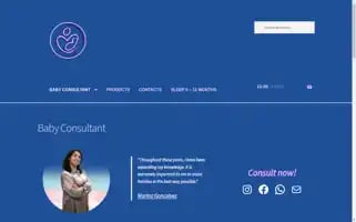 Marinababyconsultant.com Screenshot 2024-05-26 11:31:29