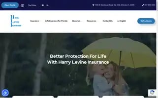 Harrylevineinsurance.com Screenshot 2024-05-10 00:53:34