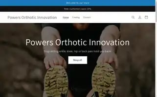 Drpowersorthotics.net Screenshot 2024-04-27 11:46:02