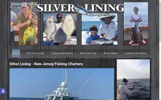 Silverliningfishingcharters.com Screenshot 2024-07-05 06:19:56
