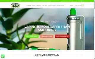Exoticvapesdispensary.com Screenshot 2024-06-18 05:56:10