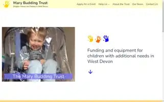 Marybuddingtrust.org.uk Screenshot 2024-07-07 23:44:16