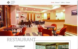 Thimphucentralhotel.com Screenshot 2024-04-22 11:33:19