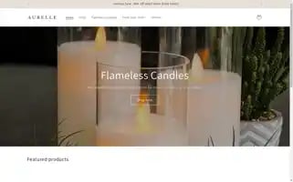 Aurellecandle.com Screenshot 2024-05-02 05:11:39