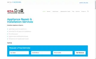 Gtaappliancerepair.com Screenshot 2024-05-22 07:43:48