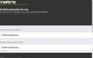 Belekbeachsuithotel.com Screenshot 2024-04-14 20:54:10