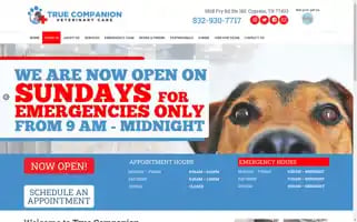 Truecompanionvetcare.com Screenshot 2024-07-06 03:37:04