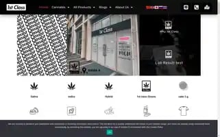 1stclass-cannabis.com Screenshot 2024-05-24 02:28:33