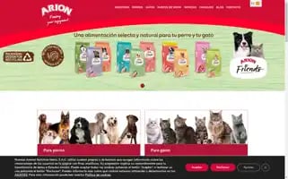Arion-petfood.es Screenshot 2024-07-07 10:27:44