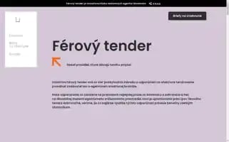 Ferovytender.sk Screenshot 2024-07-04 05:31:20