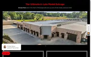 Okautopartsms.com Screenshot 2024-05-16 10:40:21