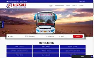 Laxmitravels.biz Screenshot 2024-04-26 09:57:05