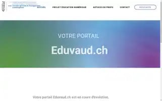 Eduvaud.ch Screenshot 2024-06-26 11:36:27