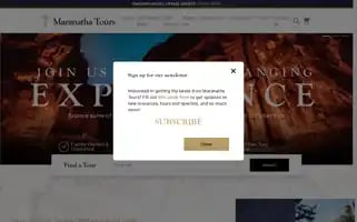 Maranathatours.com Screenshot 2024-04-18 13:34:23