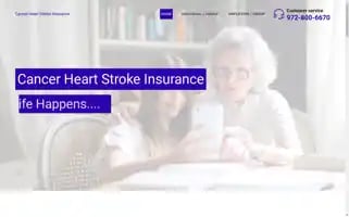 Cancerheartstrokeinsurance.com Screenshot 2024-07-01 16:57:04
