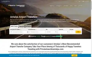 Privatetransferantalya.com Screenshot 2024-07-09 05:32:22