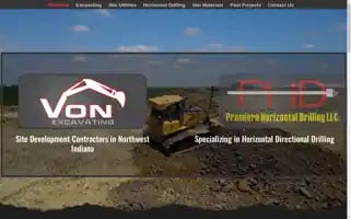 Vonexcavating.com Screenshot 2024-06-30 10:00:13