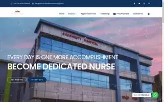 Shushrutiinstituteofnursing.com Screenshot 2024-05-26 04:14:54