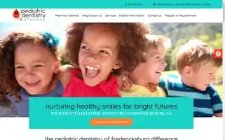 Fredericksburgpediatricdentist.com Screenshot 2024-07-06 22:48:09