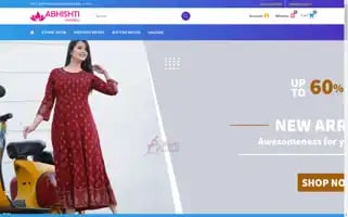 Abhishtiapparels.com Screenshot 2024-07-09 17:55:53