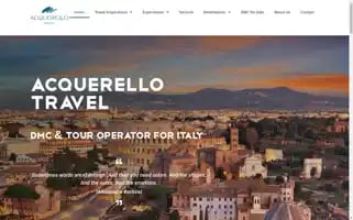 Acquerellotravel.com Screenshot 2024-04-19 08:26:55