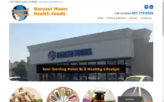 Harvestmoonhealthfoodslaytonut.com Screenshot 2024-05-16 01:02:07